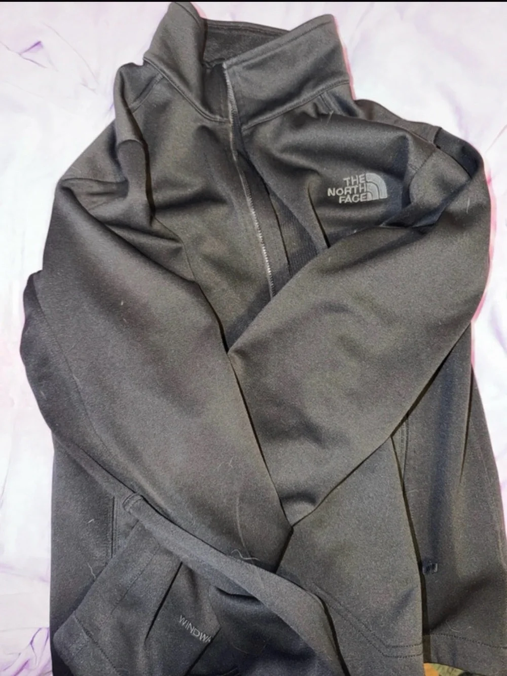 The North Face Black Lightweight Softshell Shirt Jacket